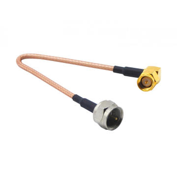 SMA plug to F plug Coaxial Cable Assembly